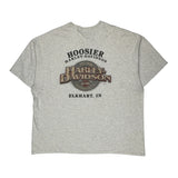 Motorcycles Harley Davidson Graphic T-Shirt - 3XL Gray Cotton