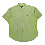 Ralph Lauren Short Sleeve Shirt - XL Yellow Cotton