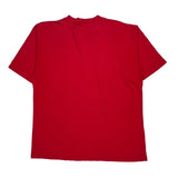 Single Stitch Deutschland Artex Graphic T-Shirt - XL Red Cotton