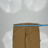 Wrangler Carpenter Trousers - 36W 30L Brown Cotton