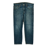 521 Levis Slim Jeans - 34W 27L Blue Cotton