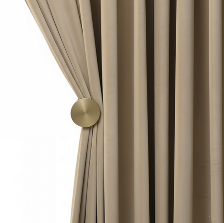 Anydrape Light Pawn Velvet Blackout Curtains – High‑Quality Modern Luxury Drapes for Living Room, Bedroom & Dining Windows