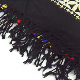 Anyyou 100% Pure Merino Wool Multicolor Marble Poncho Winter Large Scarf With Trendy Pashmina Shawl Bandana For Womenfashion Design