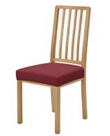 Anyseat Plain Wine Red Stretch Chair Cover – Washable, Removable Dining & Kitchen Seat Protector