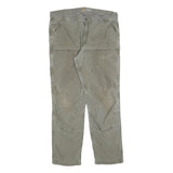 CARHARTT Mens Cotton Blend Relaxed Fit W40 L34 Workwear Trousers Zip Closure