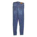 LEVI'S 720 Womens Jeans Blue Slim Skinny Denim Light W24 L28 Stylish