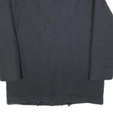 SBL Mens Black Windbreaker Jacket L Cotton Blend Zip Casual Outerwear