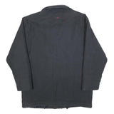 SBL Mens Black Windbreaker Jacket L Cotton Blend Zip Casual Outerwear