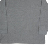 COSMOS JEANS Mens Grey 1/4 Zip Sweatshirt XL Cotton Blend Comfortable Casual