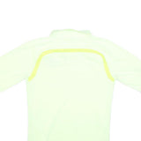 NIKE Mens Cream & Yellow Referee Short Sleeve Polo Shirt S Swiss Unihockey
