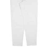 JINGLERS Mens Jeans White Regular Straight Denim W30 L31 Zip Cotton Blend