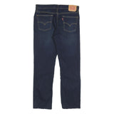 LEVI'S 511 Slim Boys Jeans Blue Slim Denim Medium W30 L30 Cotton Blend Zip