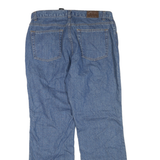 CALVIN KLEIN JEANS Womens Regular Fit Blue Denim Straight Jeans W33 L30 Casual