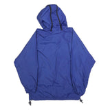 FILA Womens Blue Zip Hooded Jacket M Polyester Blend Lightweight Sportswear