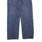 DICKIES Womens Jeans Blue Regular Straight Denim W34 L30 Button Closure