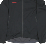 MAMMUT Womens Black Outdoor Jacket M Polyester Blend Zip Sports Activewear