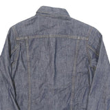 LEVI'S Womens Blue Denim Jacket XXS Cotton Blend Button Closure Classic Fit