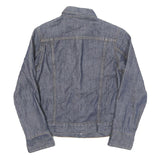 LEVI'S Womens Blue Denim Jacket XXS Cotton Blend Button Closure Classic Fit