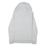 CHAMPION Womens Grey Hoodie M LMU Cotton Blend Pullover Casual Sweatshirt
