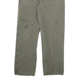 DICKIES Mens Regular Fit Cotton Blend Grey Straight Jeans W34 L31 Workwear