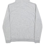 ALPHA INDUSTRIES Mens Grey Hoodie S Cotton Blend Pullover Casual Sweatshirt