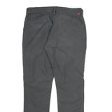 LEVI'S Mens Cotton Dark Grey Regular Straight Trousers W34 L31 Smart Casual