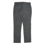 LEVI'S Mens Cotton Dark Grey Regular Straight Trousers W34 L31 Smart Casual