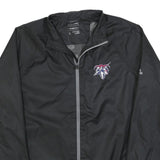 ADIDAS Mens Black Jacket M Polyester Blend Plain Sports Lightweight Zip