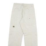 KEWIS Mens Regular Fit White Cotton Blend Jeans W26 L29 Workwear Straight