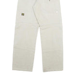 KEWIS Mens Regular Fit White Cotton Blend Jeans W26 L29 Workwear Straight