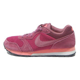 NIKE CT 2865 Womens Lace-Up Trainers Burgundy Synthetic UK 4 Comfortable Casual