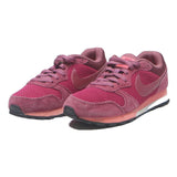 NIKE CT 2865 Womens Lace-Up Trainers Burgundy Synthetic UK 4 Comfortable Casual