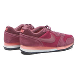 NIKE CT 2865 Womens Lace-Up Trainers Burgundy Synthetic UK 4 Comfortable Casual