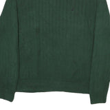 NAUTICA Mens Green Patterned Jumper Crew Neck Basic Knit XL Cotton Blend Casual