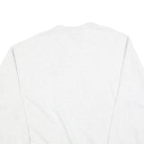 SOFFE Mens White Rocklin Athletics Crew Neck L Cotton Blend Sweatshirt