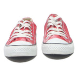 CONVERSE Womens Canvas Low Top Trainers Red UK 5 Classic Lightweight Lace-Up