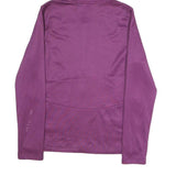 THE NORTH FACE Womens Purple & Pink Hooded Jacket L Polyester Blend Zip