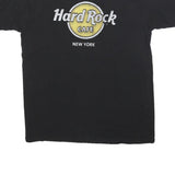 HARD ROCK CAFE Mens Black Yellow Graphic T-Shirt M Short Sleeve Crew Neck Logo