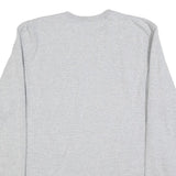 CARHARTT Mens Grey Long Sleeve Crew Neck Pocket Cotton Blend T-Shirt M