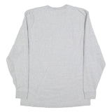 CARHARTT Mens Grey Long Sleeve Crew Neck Pocket Cotton Blend T-Shirt M