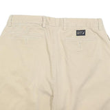 NAUTICA Mens Shorts Beige Casual Plain L W36 Cotton Blend Classic Comfort