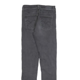 LEVI'S Womens Jeans Black Slim Skinny Denim Medium W27 L32 Stylish Classic Zip