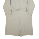 WESTBURY Mens Beige Double Breasted Trench Jacket L Cotton Classic Lightweight