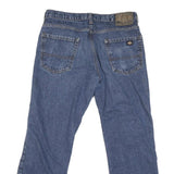 DICKIES Mens Blue Regular Straight Denim Cotton Blend Medium W32 L30 Workwear