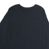 NFL Mens Black Seattle Seahawks Football Team Long Sleeve Crew Neck T-Shirt 2XL