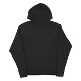 CHAMPION Mens Black Cotton Blend Pullover Hoodie M Camo Logo Sweatshirt