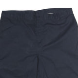 Mens Navy Blue Cotton Casual Shorts XL W42 Functional Pockets Comfortable Fit
