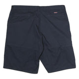 Mens Navy Blue Cotton Casual Shorts XL W42 Functional Pockets Comfortable Fit