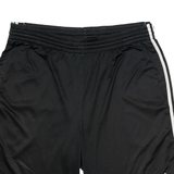 ADIDAS Mens Shorts Black & Grey Sports Casual XL W34 Polyester Blend Athletic