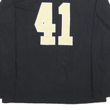 FANATICS Mens Black & Cream Kamara 41 Long Sleeve Crew Neck Cotton Blend L